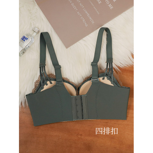 內衣女聚攏小胸3cm加厚顯大無鋼圈文胸收副乳防下垂平胸專用胸罩