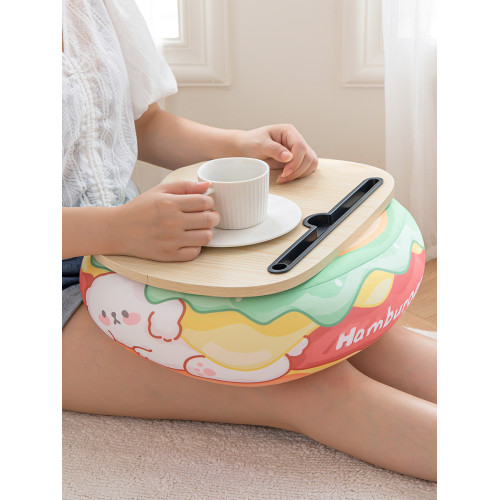 筆電磁吸膝上桌軟墊托盤桌懶人膝蓋床上電腦桌靠墊平板桌學生