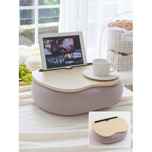 筆電磁吸膝上桌軟墊托盤桌懶人膝蓋床上電腦桌靠墊平板桌學生