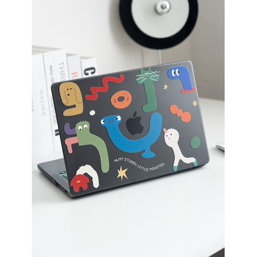 適用macbook保護殼2024款macbookair蘋果15電腦macbookpro筆電13.3寸保護套M1華爲matebook14可愛16寸xpro