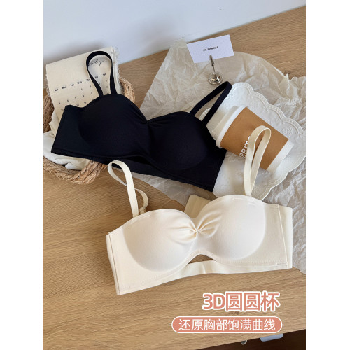 六隻兔子內衣女小胸聚攏顯大蜜桃胸收副乳防下垂胸罩無鋼圈文胸