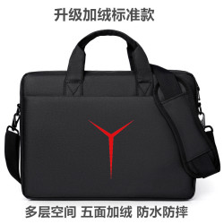 適用聯想拯救者Y9000p電腦包16英寸單肩包Y7000筆電R9000氣囊手提袋15.6寸可放鍵盤防水防摔電腦包