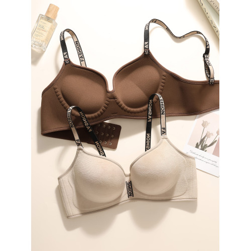 加厚6cm磨毛保暖小胸平胸專用顯大聚攏內衣女無鋼圈收副乳文胸罩