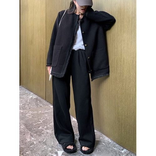 OOKSTUDIOS今年繼續陪你過冬返場保命褲子加絨運動褲女濶腿拖地褲