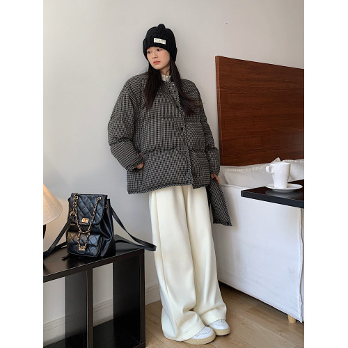 OOKSTUDIOS今年繼續陪你過冬返場保命褲子加絨運動褲女濶腿拖地褲