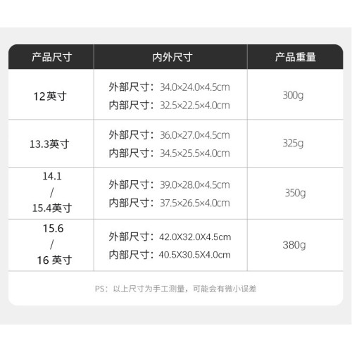 手提電腦包適用於蘋果聯想華爲小米15.6寸展業包男女筆電內膽包