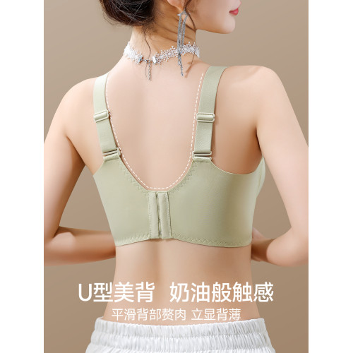 都市麗人內衣女小胸聚攏顯大無鋼圈提拉防下垂收副乳調整型文胸罩