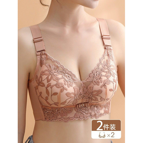 都市麗人內衣女無鋼圈小胸聚攏收副乳防下垂2025年新款爆款平胸專