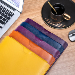 真皮電腦包頭層牛皮筆電內膽包適用於蘋果華爲13寸14寸15寸16寸