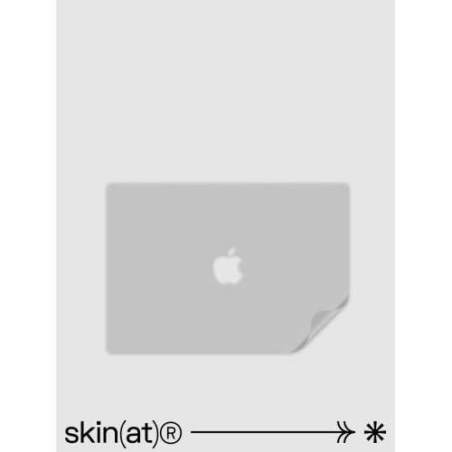 SkinAT 適用於蘋果電腦貼膜 MacBook Pro透明保護膜電腦隱形貼紙