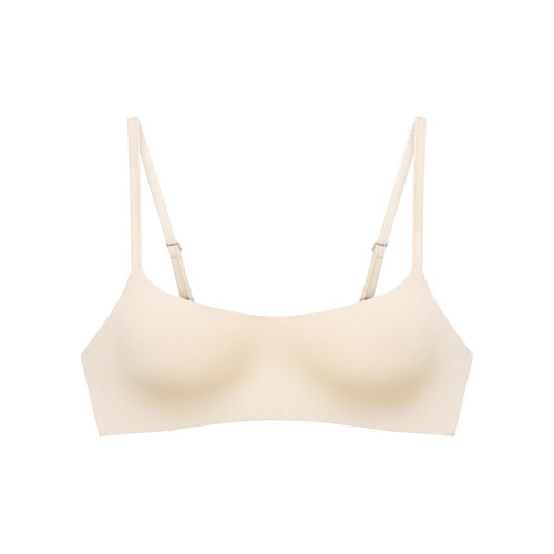 子墨壹品無鋼圈無痕一片式內衣女薄款小胸聚攏舒適文胸防走光文胸