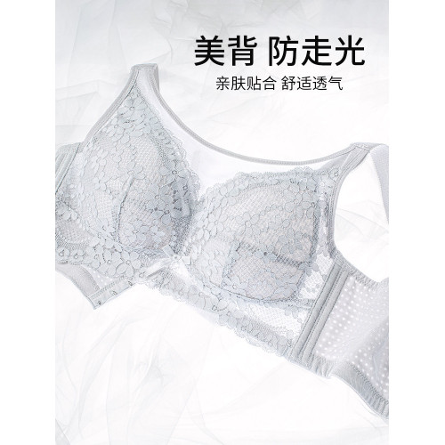 抹胸式大胸顯小文胸超薄款無鋼圈防走光聚攏收副乳防下垂內衣女夏