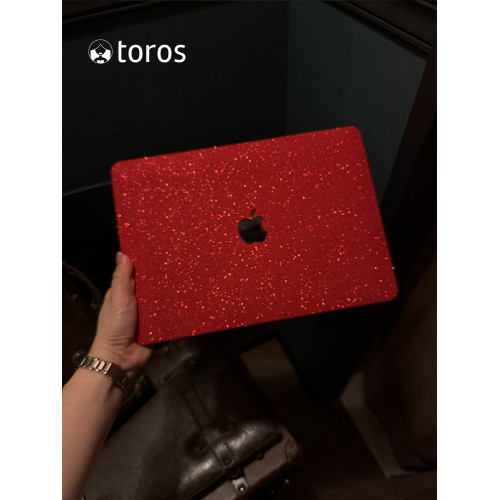 bling2026款適用M4Air紅色neo蘋果筆電殼macbookair保護殼13macbookpro保護套m3電腦殼M2M1超薄14寸16軟15