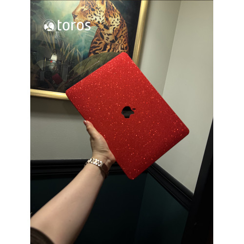 bling2026款適用M4Air紅色neo蘋果筆電殼macbookair保護殼13macbookpro保護套m3電腦殼M2M1超薄14寸16軟15