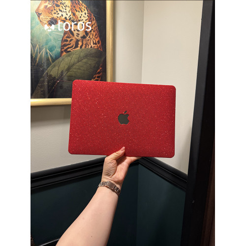 bling2026款適用M4Air紅色neo蘋果筆電殼macbookair保護殼13macbookpro保護套m3電腦殼M2M1超薄14寸16軟15