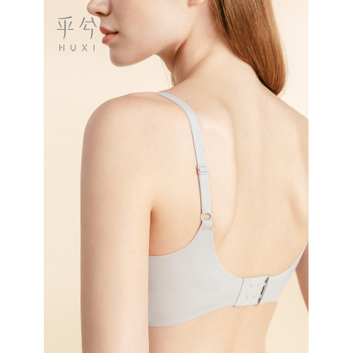 愛慕旗下乎兮背心一片式內衣女薄款無痕無鋼圈大胸顯小聚攏文胸