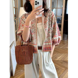 CHAO級推薦！復古高級超好看襯衫外套女春季2025新款超火減齡上衣