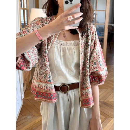 CHAO級推薦！復古高級超好看襯衫外套女春季2025新款超火減齡上衣