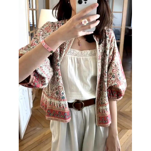 CHAO級推薦！復古高級超好看襯衫外套女春季2025新款超火減齡上衣