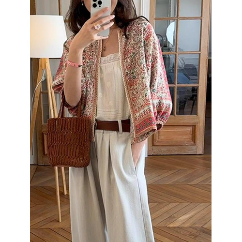 CHAO級推薦！復古高級超好看襯衫外套女春季2025新款超火減齡上衣