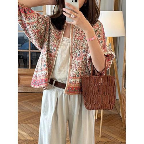 CHAO級推薦！復古高級超好看襯衫外套女春季2025新款超火減齡上衣