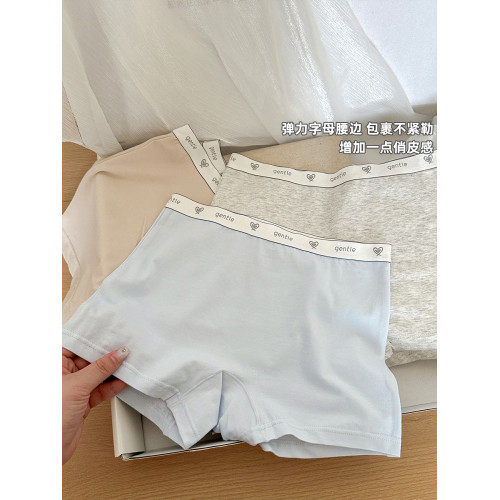女式四角平角女士內褲女生純棉夏薄款短褲防走光安全褲內褲二合一