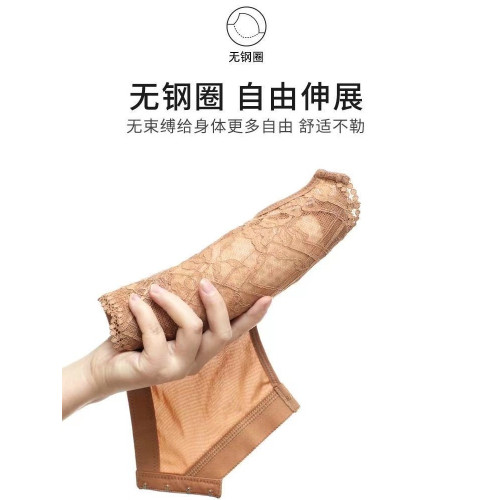 薄款品牌文胸收副乳大碼內衣女無鋼圈大胸顯小防下垂全罩杯胸罩