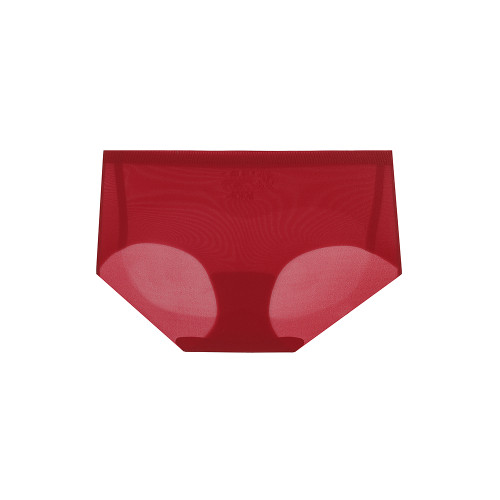 愛慕秋冬NONOBRA內褲女本命年紅色淨痕中腰平角褲AM23A771