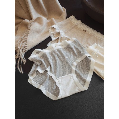 大叮自製小雷精選！羊毛彩紗系列三角褲！螺紋全棉裡襠包臀內褲女