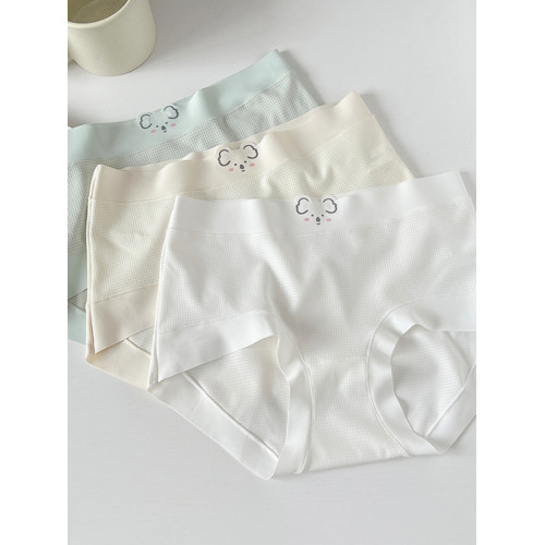 冰絲內褲女生可愛無痕夏季薄款舒適透氣純棉檔女士三角褲2025新款