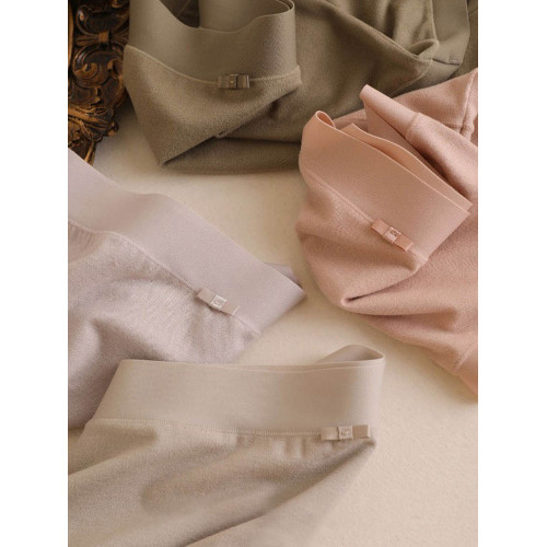 彩田新年款紅色磨毛大碼女士內褲2025新款無痕包臀不夾襠高腰短褲