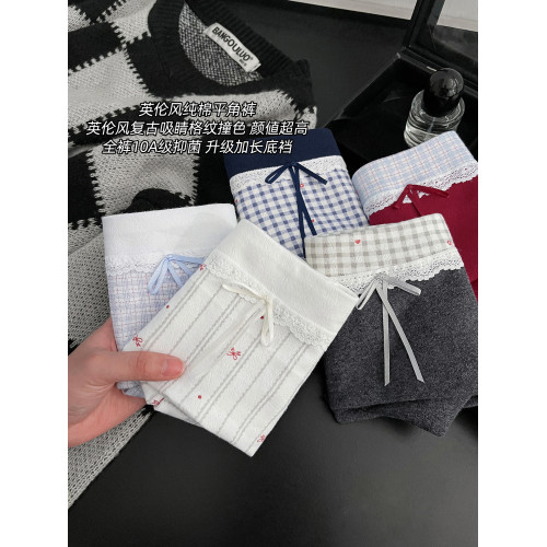 安全褲女生純棉10A抗菌2026新款防走光內褲中腰舒適打底平角褲