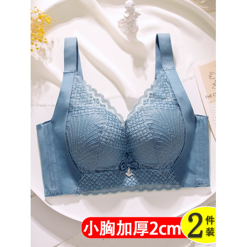 內衣女小胸聚攏中厚款2公分收副乳胸罩2025新款爆款無鋼圈文胸