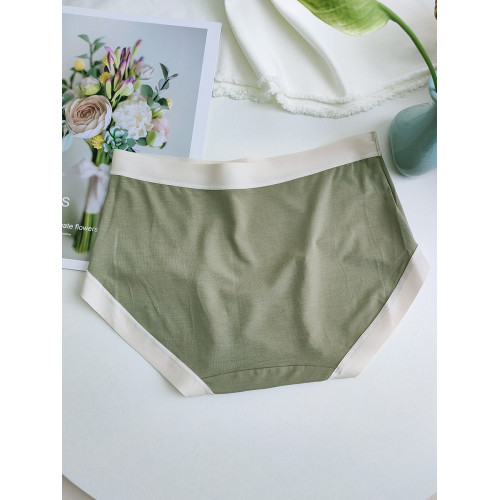 彩田內褲女莫代爾中高腰31791面膜褲純色無痕柔軟彈力包臀舒適