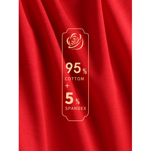 南極人本命年男士內褲男生純棉大紅色屬蛇年四角平角短褲結婚禮物