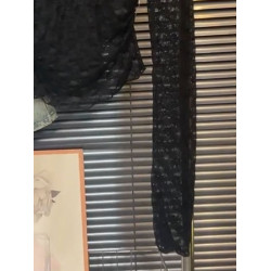 ins風小衆圓領性感微透蕾絲衫女2025新款長袖性感修身內搭打底衫