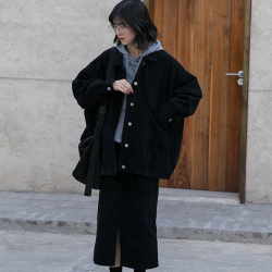 大碼胖妹妹鹽系復古工裝外套女ins潮洋氣高街港風牛仔夾克上衣秋