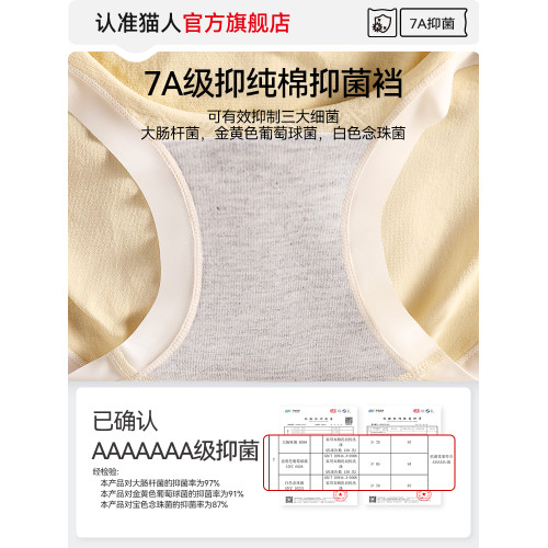 貓人高腰拖腹內褲女懷孕早中晚期專用全棉純棉抗菌襠大碼2025新款