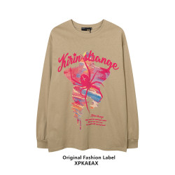 XPKAEAX原創潮牌美式高街圓領套頭衛衣中性風休閒百搭長袖上衣潮