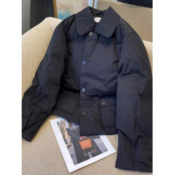 時尚高級感2025年新款冬季女裝法式設計加厚保暖羽絨棉衣外套上衣