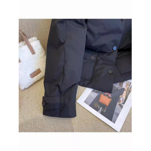 時尚高級感2025年新款冬季女裝法式設計加厚保暖羽絨棉衣外套上衣