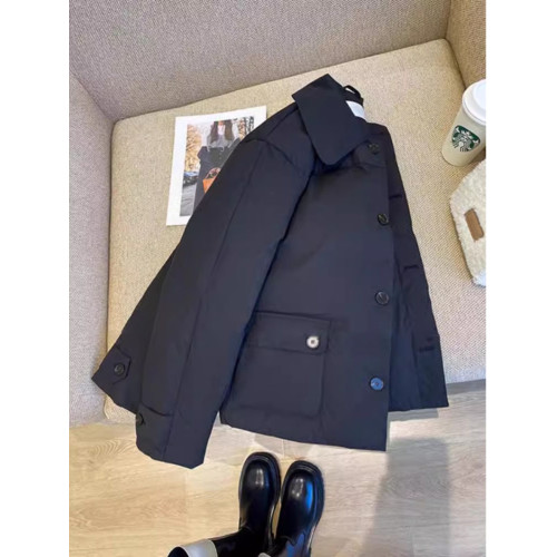 時尚高級感2025年新款冬季女裝法式設計加厚保暖羽絨棉衣外套上衣