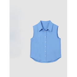 【四季曡搭】秋冬曡穿不臃腫背心無袖襯衫女內搭打底衫百搭