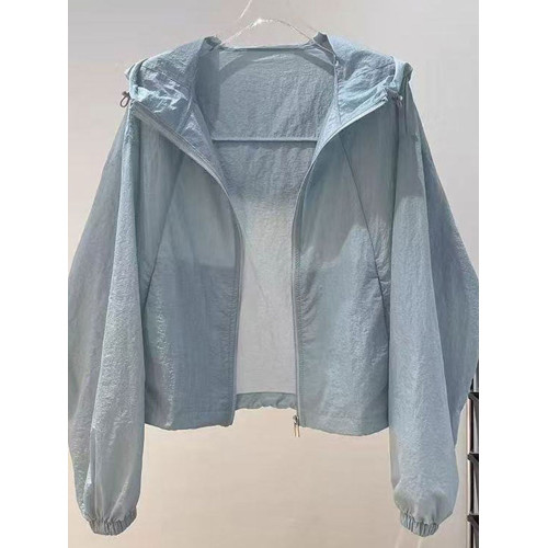 2026夏季新款連帽輕薄防曬衣女寬鬆顯瘦時尚洋氣防曬服開衫短外套 2026夏季新款連帽輕薄防曬衣女寬鬆顯瘦時尚洋氣防曬服開衫短外套