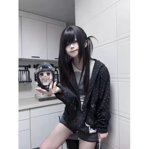 Yameko原創 升級版！小貓音符防曬服 波點搭配蕾絲貓耳超萌古早感