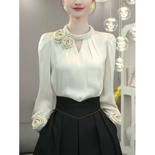 法式氣質襯衫女士2026早秋季新款設計感高級洋氣顯瘦別致小衫上衣