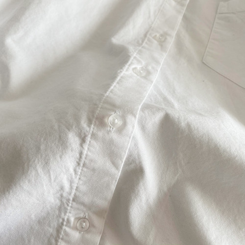 休閒純棉白襯衫女秋冬新款設計感小衆打底寬鬆慵懶長袖曡穿襯衣潮