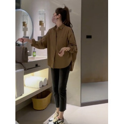 秋裝設計感小衆白色長袖襯衫女裝2025年秋季新款高級感上衣白襯衣