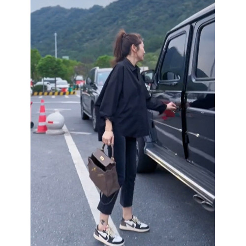 秋裝設計感小衆白色長袖襯衫女裝2025年秋季新款高級感上衣白襯衣