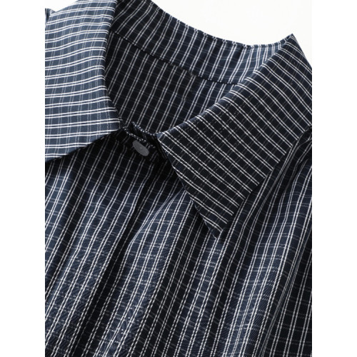 大洪官方經典款曡搭伴侶曡穿無袖襯衫秋冬繙領內搭襯衣背心打底衫